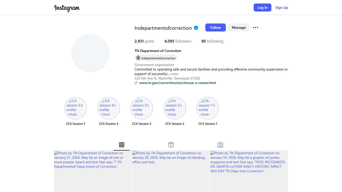 TN Department of Correction (@tndepartmentofcorrection) • Instagram photos and videos